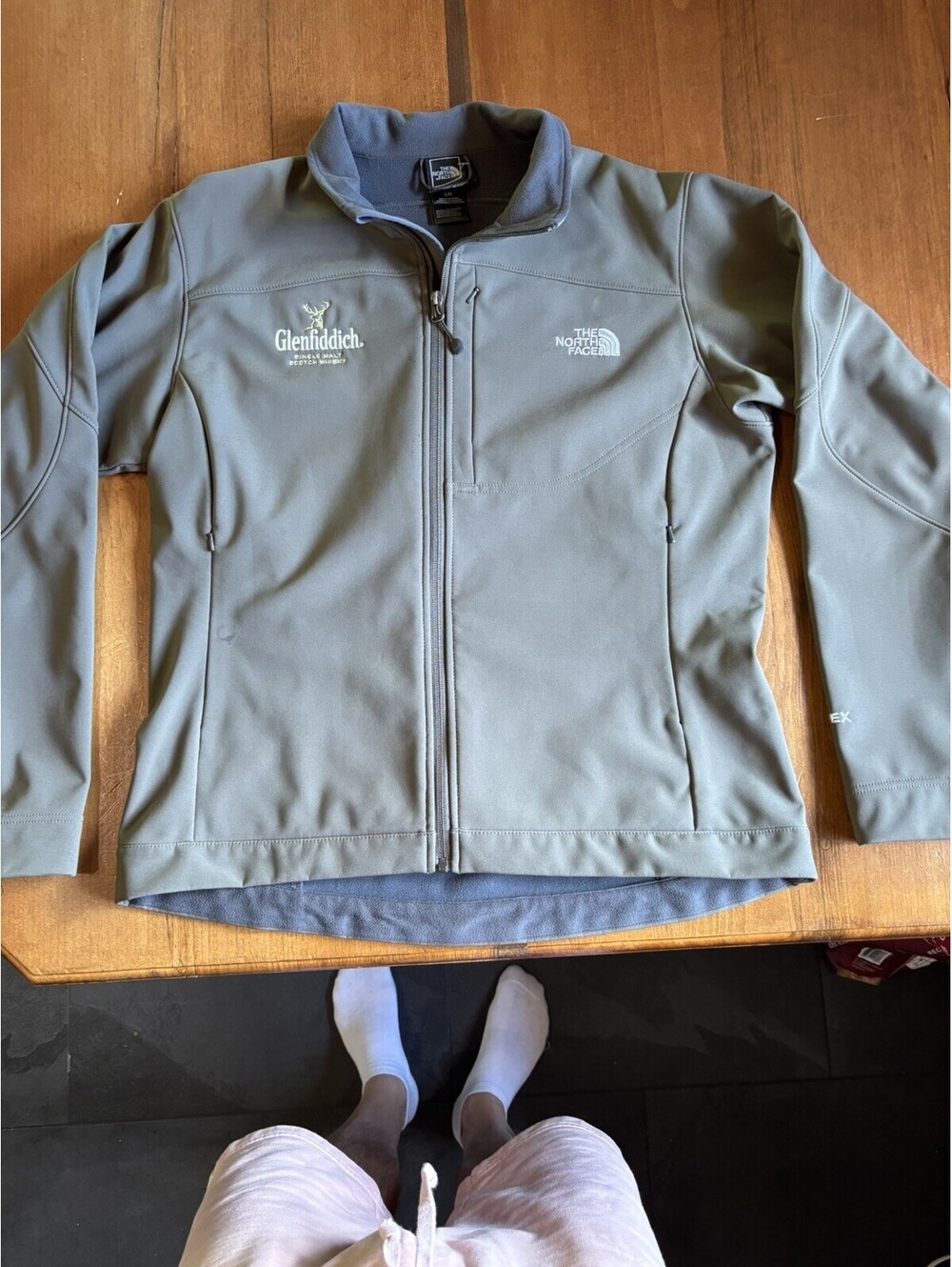North Face Soft Shell Jacket Glenfiddich Embroidered Logo